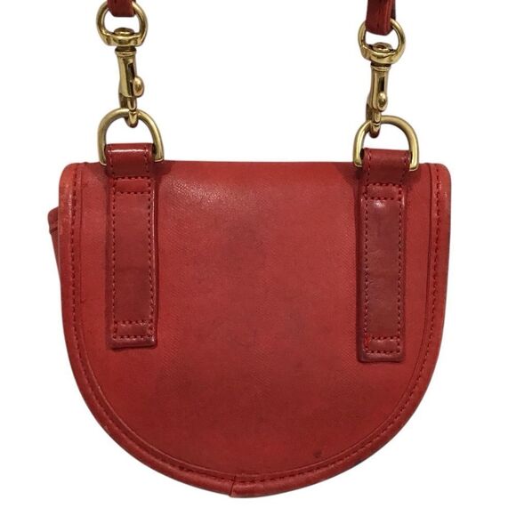 Coach Vintage Red Mini Crossbody Belt Bag Style #9826 - Picture 4 of 13